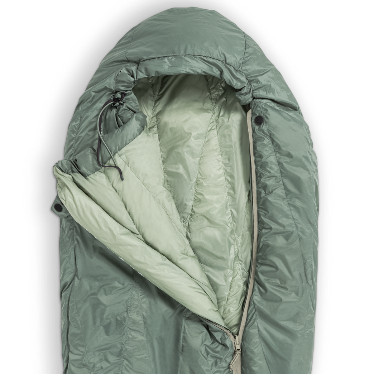Jack Wolfskin ATHMOS DOWN +5 Daunenschlafsack 195 cm – Picnic Green