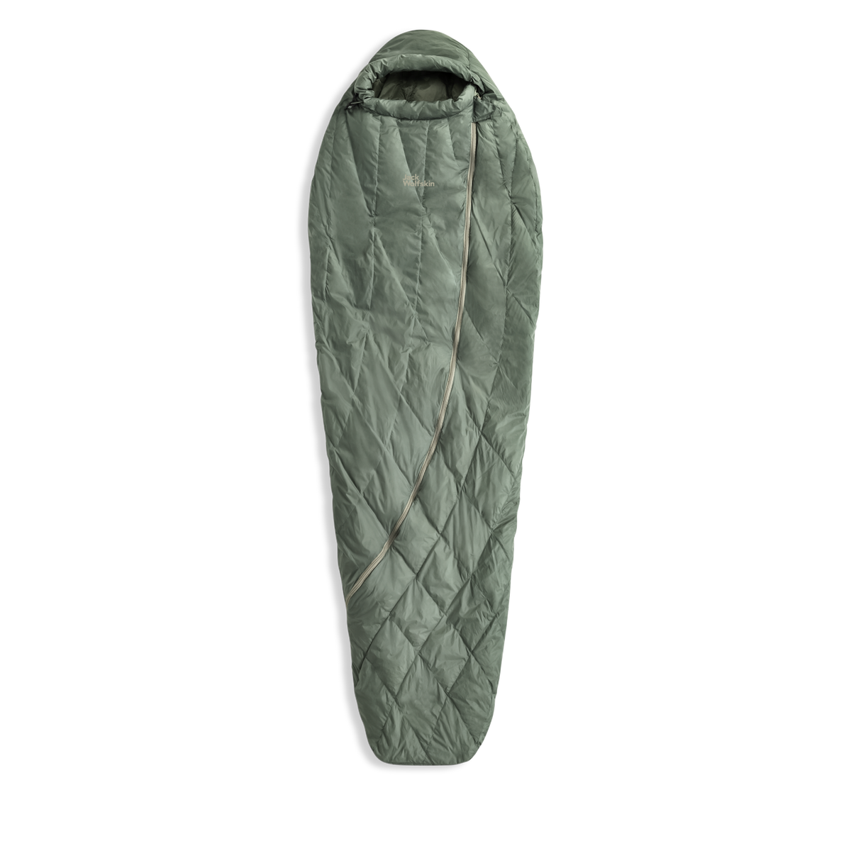 Jack Wolfskin ATHMOS DOWN +5 Daunenschlafsack 180 cm – Picnic Green