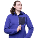 Mountain equipment w highpile hooded jacket