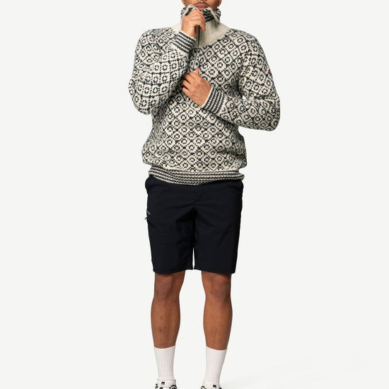 Devold SVALBARD ZIP NECK Offwhite - Anthracite | Ansicht 5