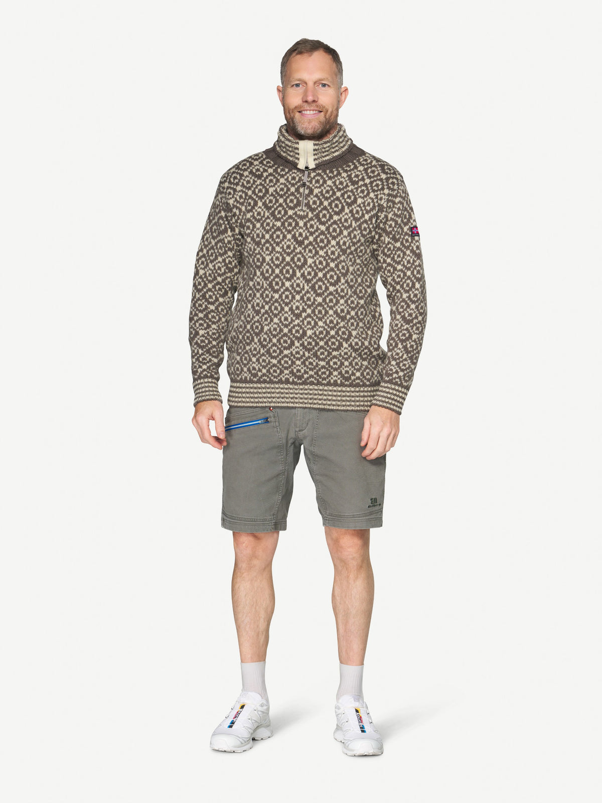 Devold SVALBARD ZIP NECK Falcon - Offwhite | Ansicht 10