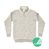 Devold SVALBARD ZIP NECK Offwhite - Grey | Packshot