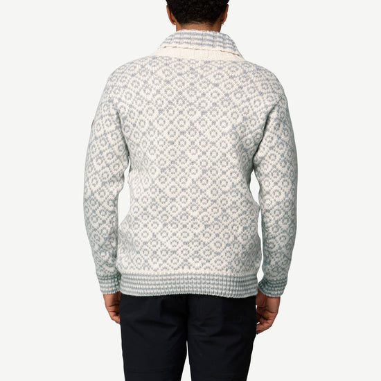 Devold SVALBARD ZIP NECK Offwhite - Grey | Ansicht 4
