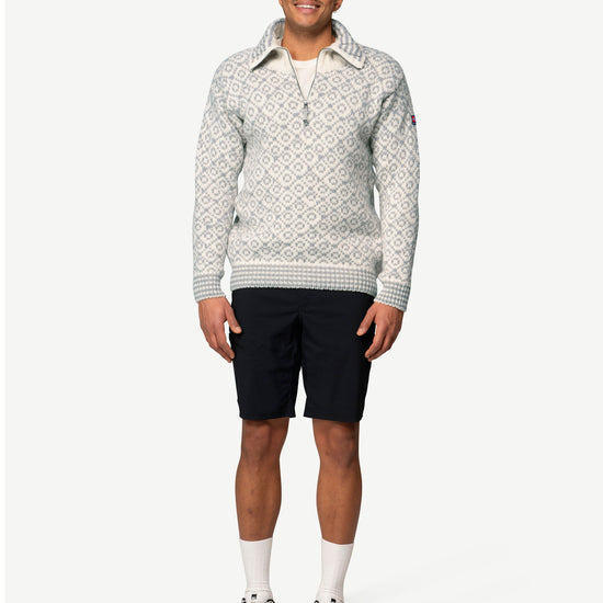 Devold SVALBARD ZIP NECK Offwhite - Grey | Ansicht 5