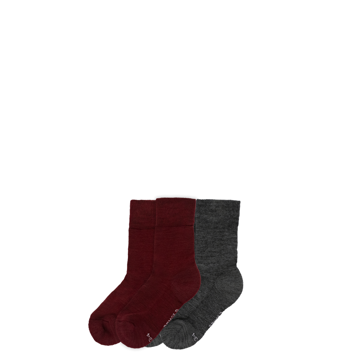 Devold DAILY MEDIUM Kinder Merinosocken 2er-Pack BEETROOT MIX Packshot