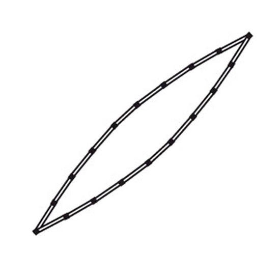 Bergans INNER CHINE ROD TO 13.7' - bei PeakStyle