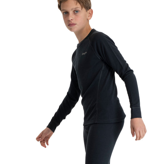 Bergans INNER:DUAL MERINO JUNIOR LONG SLEEVE - Unterwäsche bei PeakStyle