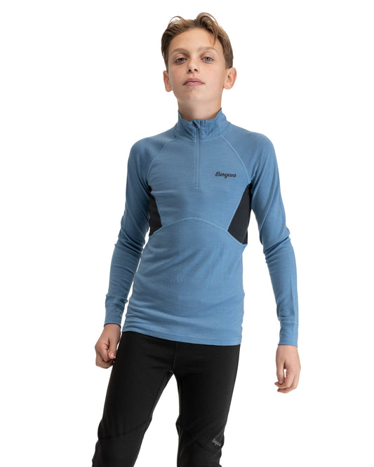 Bergans INNER:PURE MERINO YOUTH HALF ZIP - Unterwäsche bei PeakStyle