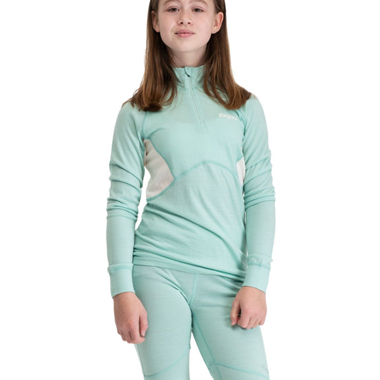 Bergans INNER:PURE MERINO YOUTH HALF ZIP - Unterwäsche bei PeakStyle