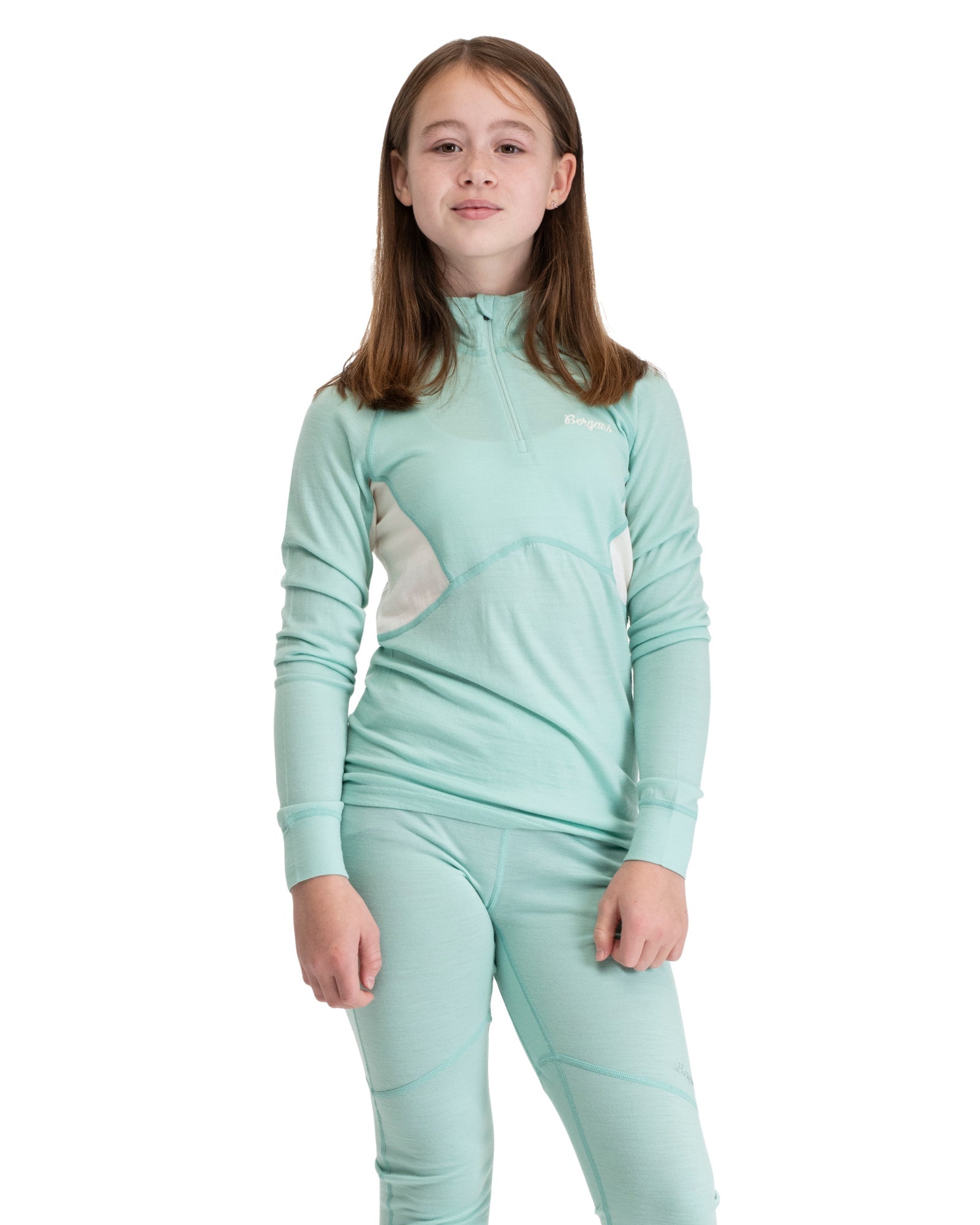 Bergans INNER:PURE MERINO YOUTH HALF ZIP - Unterwäsche bei PeakStyle