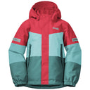 Bergans LILLETIND INSULATED KIDS JACKET - Light Dahlia Red - Light Greenlake - Greenlake 86 Oberbekleidung - PeakStyle