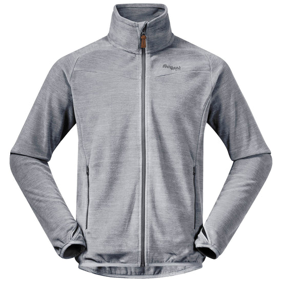 Bergans M HAREID FLEECE JACKET NOHOOD - Isolationsjacken bei PeakStyle