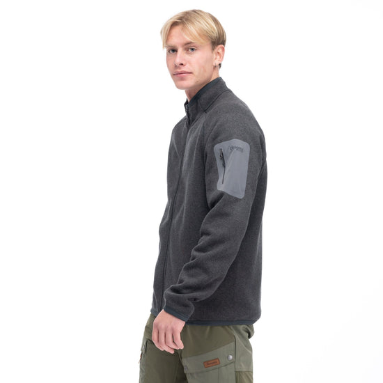 Bergans M KAMPHAUG KNITTED JACKET - Midlayer bei PeakStyle