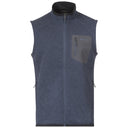 Bergans M KAMPHAUG KNITTED VEST - Granite Blue S Oberbekleidung - PeakStyle