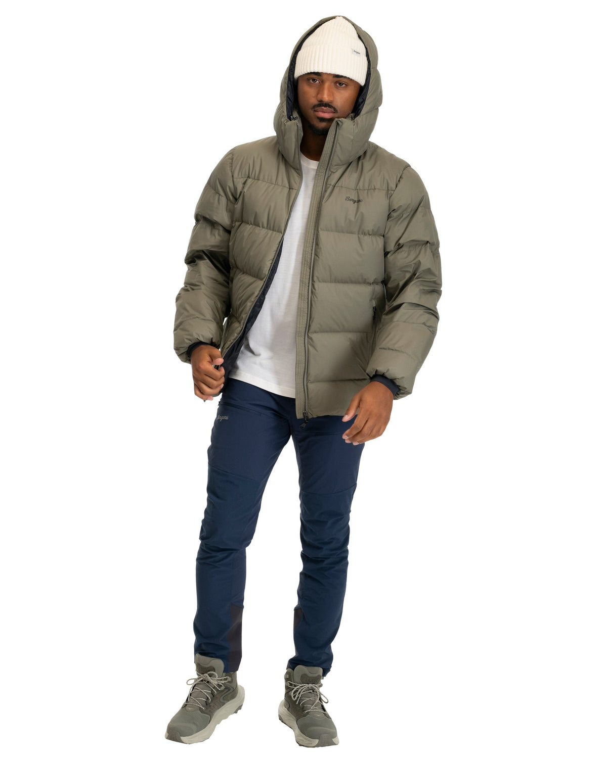 Bergans M LAVA WARM DOWN JACKET W/HOOD - Daunenjacken bei PeakStyle