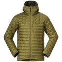Bergans M MAGMA LIGHT DOWN JACKET W/HOOD - Olive Green S Oberbekleidung - PeakStyle