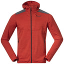 Bergans M RABOT ACTIVE MID HOOD JACKET - Dark Brick S Oberbekleidung - PeakStyle