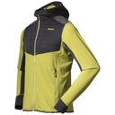Bergans M RABOT ACTIVE MID HOOD JACKET - Green Oasis - Solid Charcoal S Oberbekleidung - PeakStyle