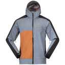 Bergans M VAAGAA LIGHT 3L SHELL JACKET - Husky Blue - Black - Faded Orange S Oberbekleidung - PeakStyle