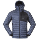 Bergans M VAAGAA LIGHT DOWN JACKET HOOD - Granite Blue - Black S Oberbekleidung - PeakStyle