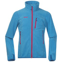 Bergans RUNDE YOUTH GIRL JACKET - Bright Sea Blue - Light Sea Blue - Hot Pink 128 Oberbekleidung - PeakStyle