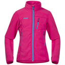 Bergans RUNDE YOUTH GIRL JACKET - Hot Pink - Cerise - Bright Sea Blue 128 Oberbekleidung - PeakStyle