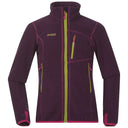 Bergans RUNDE YOUTH GIRL JACKET - Plum - Hot Pink - Lime 128 Oberbekleidung - PeakStyle
