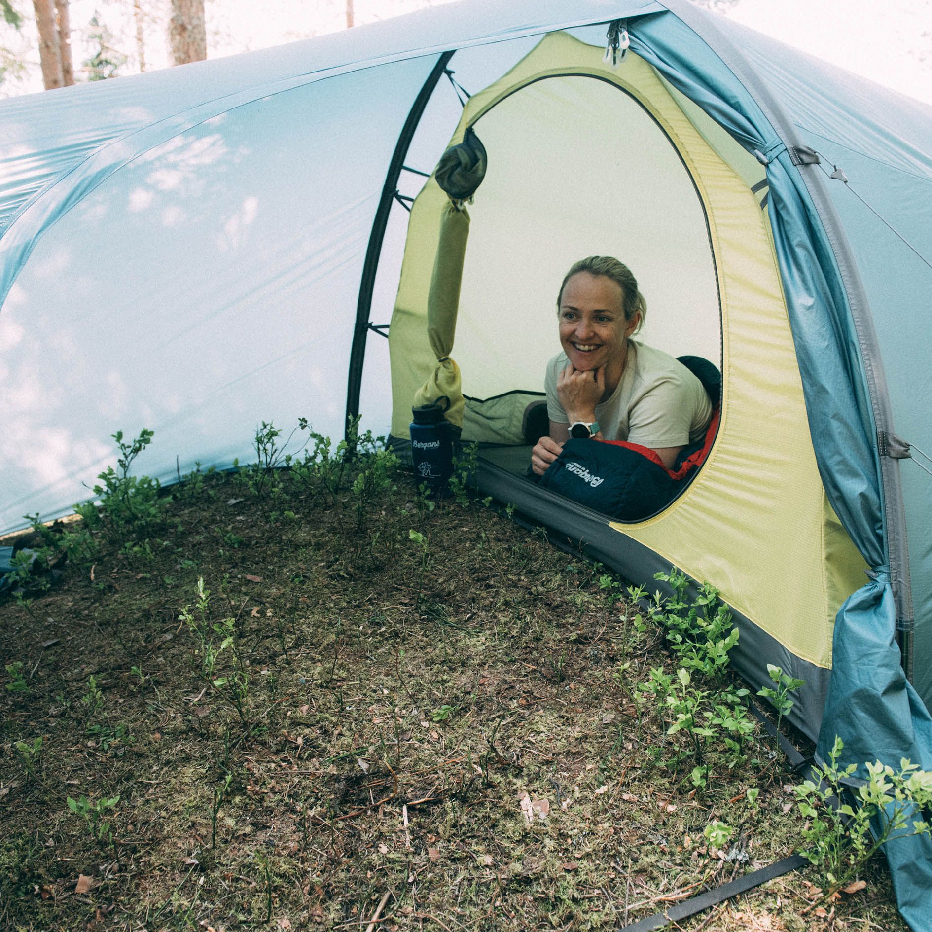 Bergans TROLLHETTA TUNNEL 3 - PERS TENT - Zelte bei PeakStyle