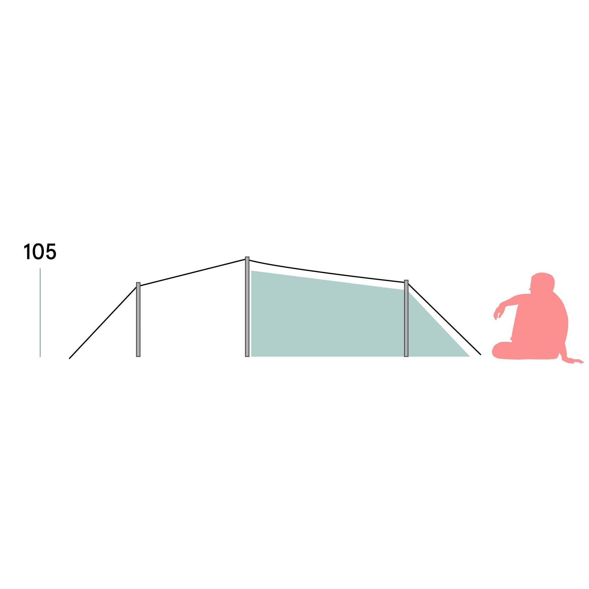 Bergans TROLLHETTA TUNNEL 3 - PERS TENT - Zelte bei PeakStyle