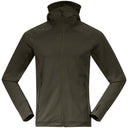Bergans ULSTEIN WOOL HOOD M JACKET - Dark Green Mud S Oberbekleidung - PeakStyle