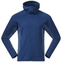 Bergans ULSTEIN WOOL HOOD M JACKET - Dark Riviera Blue - Riviera Blue Melange S Oberbekleidung - PeakStyle