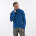 Bergans ULSTEIN WOOL HOOD M JACKET - Dark Riviera Blue - Riviera Blue Melange S Oberbekleidung - PeakStyle