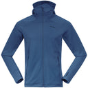 Bergans ULSTEIN WOOL HOOD M JACKET - North Sea Blue S Oberbekleidung - PeakStyle