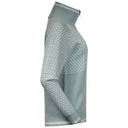 Bergans W ALVDAL WOOL HALF ZIP - Misty Forest - Vanilla White XS Oberbekleidung - PeakStyle