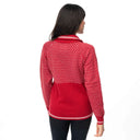 Bergans W ALVDAL WOOL HALF ZIP - Red - Vanilla White XS Oberbekleidung - PeakStyle