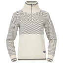 Bergans W ALVDAL WOOL HALF ZIP - Vanilla White - Solid Dark Grey XS Oberbekleidung - PeakStyle
