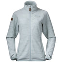 Bergans W HAREID FLEECE JACKET NOHOOD - Misty Forest XS Oberbekleidung - PeakStyle