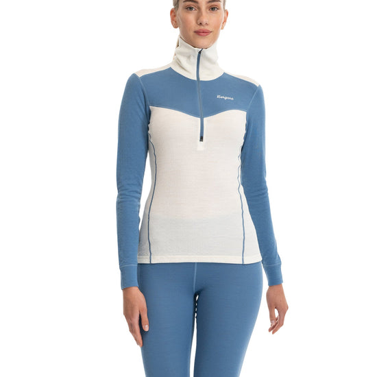 Bergans W INNER:DUAL MERINO HALF ZIP - Unterwäsche bei PeakStyle