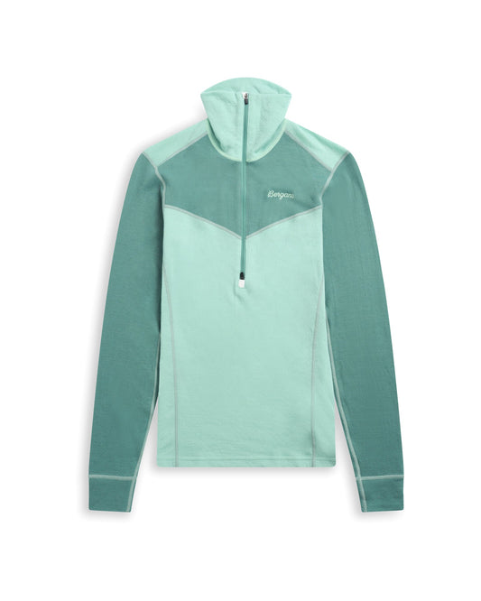 Bergans W INNER:DUAL MERINO HALF ZIP - Unterwäsche bei PeakStyle