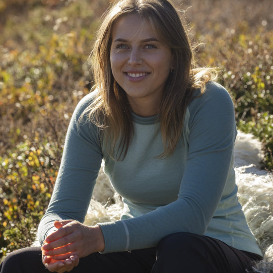 Bergans W INNER:DUAL MERINO LONG SLEEVE - Unterwäsche bei PeakStyle