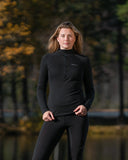 Bergans W INNER:PURE MERINO HALF ZIP - Unterwäsche bei PeakStyle
