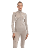 Bergans W INNER:PURE MERINO HALF ZIP - Unterwäsche bei PeakStyle