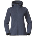 Bergans W KAMPHAUG KNITTED HOODIE - Granite Blue XS Oberbekleidung - PeakStyle