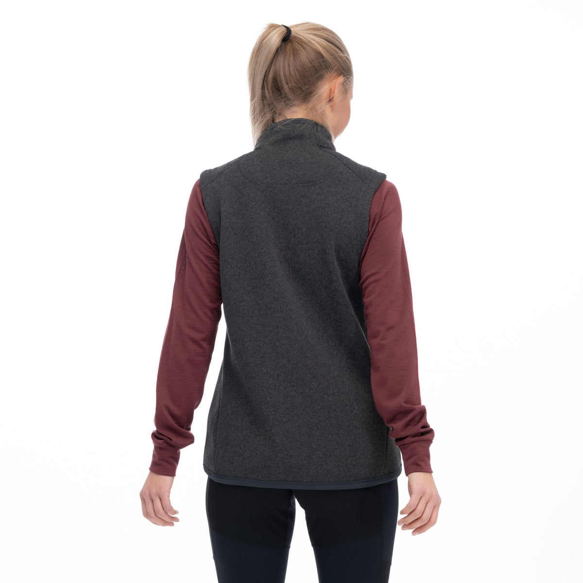 Bergans W KAMPHAUG KNITTED VEST - Midlayer bei PeakStyle