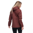 Bergans W LAVA LIGHT DOWN JACKET W/HOOD - Amarone Red XS Oberbekleidung - PeakStyle