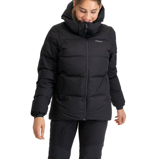 Bergans W LAVA WARM DOWN JACKET W/HOOD - Daunenjacken bei PeakStyle