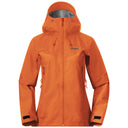 Bergans W RABOT LIGHT 3L SHELL JACKET - Alert Orange XS Oberbekleidung - PeakStyle