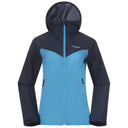 Bergans W RABOT WINDBREAKER JACKET - Aqua Lagoon - Navy Blue XS Oberbekleidung - PeakStyle