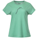 Bergans W TIND ALTITUDE MERINO TEE - Light Malachite Green - Navy Blue Steep Peak XS Oberbekleidung - PeakStyle