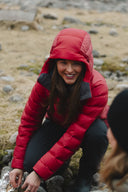 Bergans W VAAGAA ALLROUND DOWN JACKET - Rusty Dust - Crimson Red XS Oberbekleidung - PeakStyle